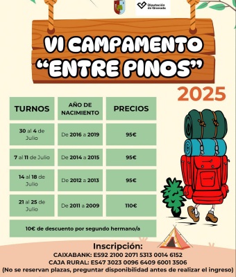 Campamento "Entre Pinos" 2025